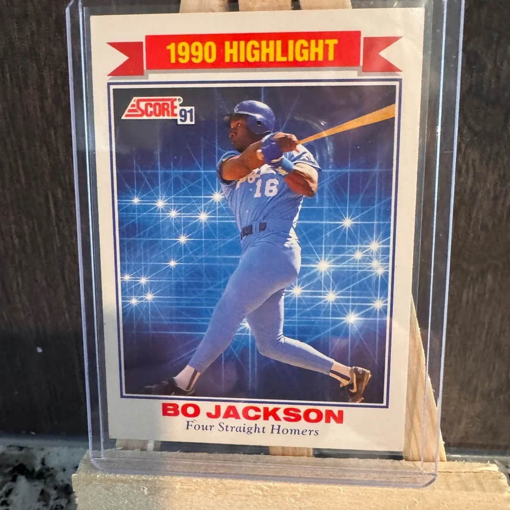 Bo Jackson Vintage Baseball Card Lot – Donruss, Topps, Score, 9 cards - Picture 14 of 15